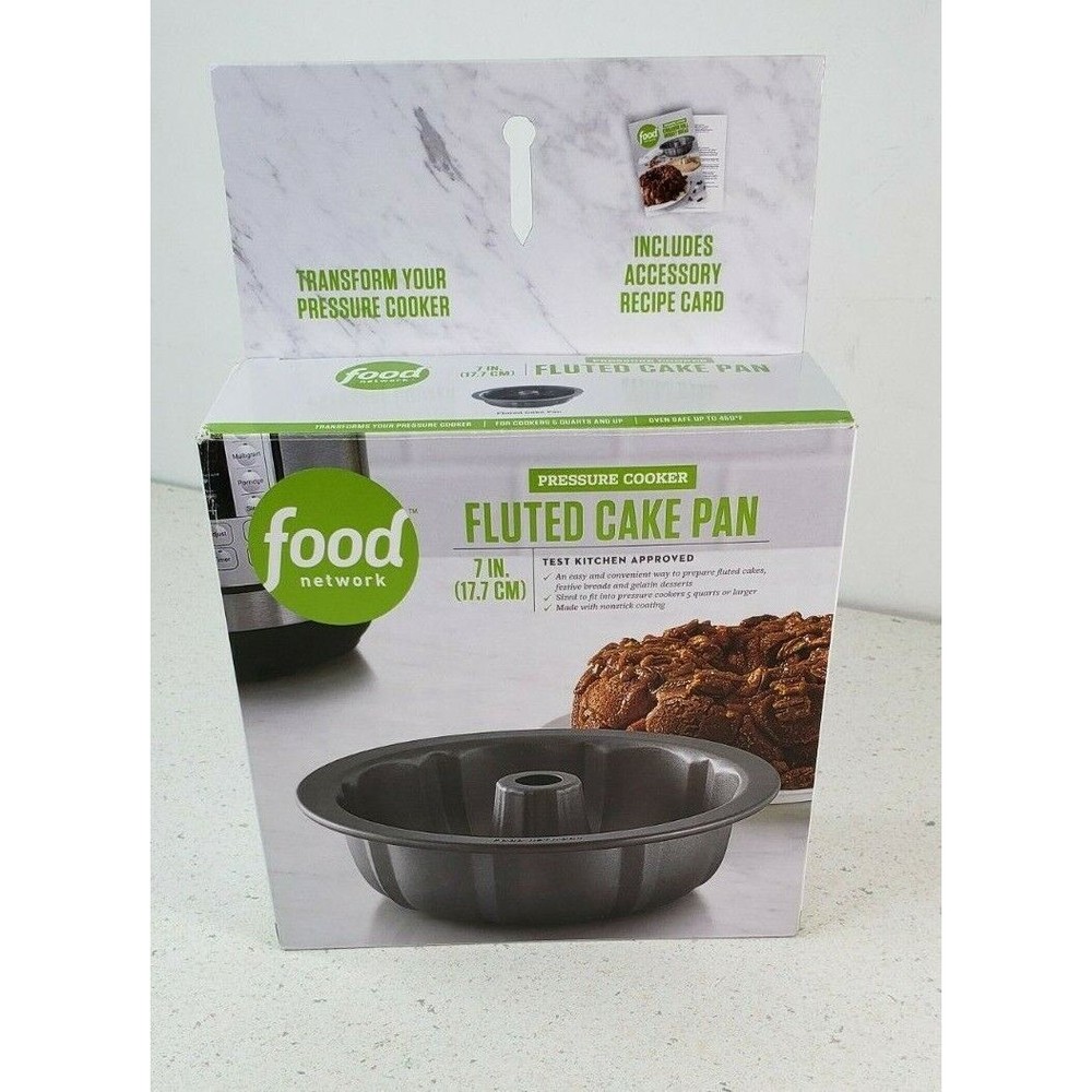 Food Network 7" Fluted Cake Pan  For Pressure Cooker NIB